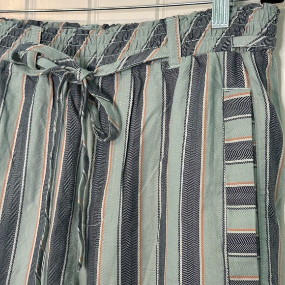 NWT Free People Pant Womens Medium Stripe Pull On Relaxed Boho Lounge - Picture 10 of 11